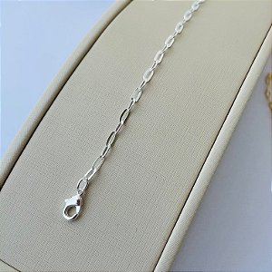 Pulseira de elos cartier em banho de prata silver