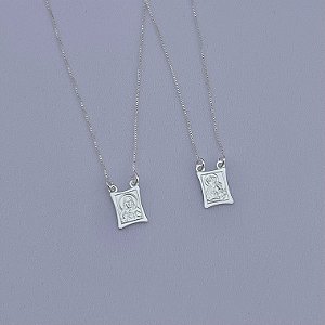 Escapulário Nossa Senhora do Carmo e Sagrado Coração