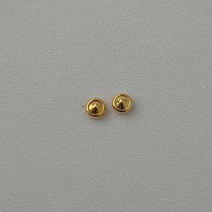 Tarraxa Baby em banho de ouro 18k