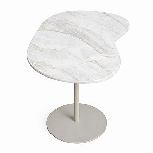 Mesa Lateral de Quartzito Premium para Sala