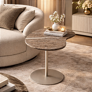Mesa Lateral de Granito Premium para Sala