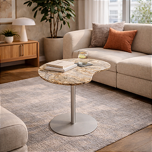 Mesa Lateral em Pedra Natural Design Premium