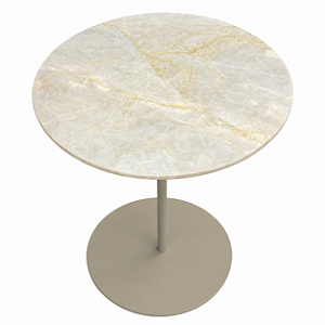 Mesa Lateral Matera 50cm de Quartzito Premium
