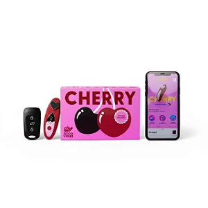 Cherry Calcinha Vibratória Com Controle De Carro Bordô