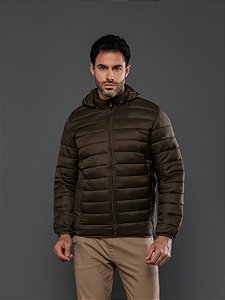 Jaqueta Puffer Nylon Gominho Impermeável