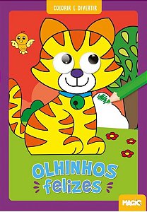 Livro Infantil Colorir e Divertir Olhinhos Espertos