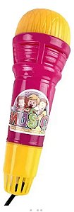 Microfone Infantil Eco Rosa