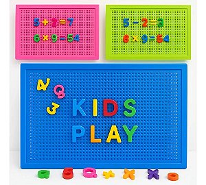 Quadro Encaixe Pedagógico Letras e Números