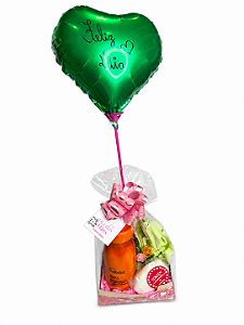 Presente coração Manga Rosa e Agua de Coco