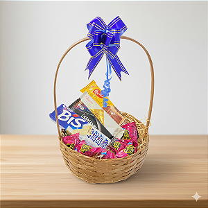 Cesta de doces especial.