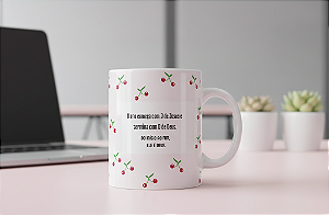 Caneca personalizada "Do início ao fim, ELE é Deus!"