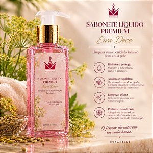 Sabonete Líquido Premium com Esponja Buranello