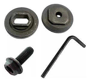 Flange Parafuso E Chave Compatível Serra Mármore Bosch Gdc
