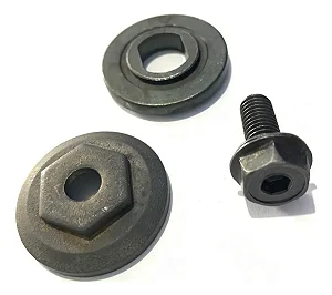 Jogo De Flange E Parafuso 8mm Para Serra Marmore Gamma Hg078