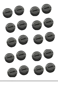Tampas Do Porta Escova Makita 4100 Nh / Nh2 / Nh3 (10 Pares)