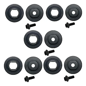 Flange E Parafuso Serra Mármore Bosch 1548 Gdc 14-40 5 Peças