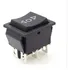Botão Chave De Guincho 6 Pinos On Off On Pulsante 20a-125v