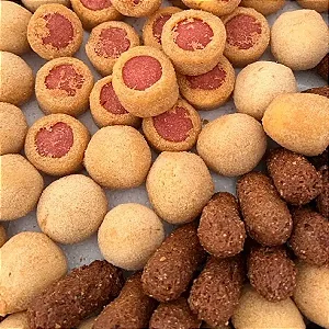 Kit Salgados Fritos Festa 50 un 20g para 10 pessoas