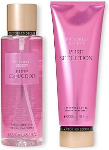 Kit Victoria’s Secret Pure Seduction Body Lotion 236ml + Body Splash 250ml