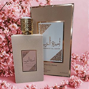 Perfume Árabe Ameerat Al Arab Prive Rose Asdaaf Lattafa Eau de Parfum Original Importado