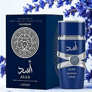Perfume Árabe Asad Zanzibar Lattafa Eau de Parfum Original Importado