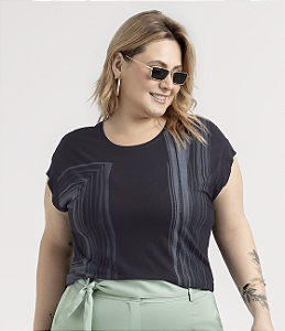 Blusa Plus Size em Viscose Habana