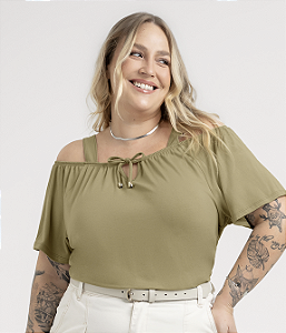 Blusa Plus Size em Viscose Habana