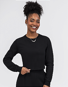 Conjunto Texturizado Ponto Canelatto Feminino Habana