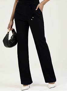 Calça Feminina Tecido Dinastia Cativa Casual Elegante Confortável