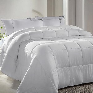 Edredom Solteiro Toque de Pétalas - Kacyumara Branco