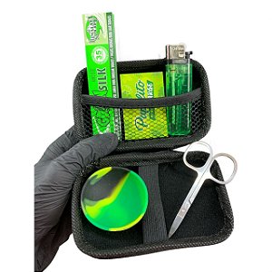 Kit Verde Case Pequena Sem Estampa