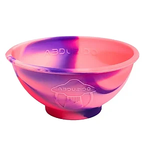 Cuia de Silicone Abduzido Half Sunset Roxo, Rosa e Rosa Claro