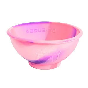 Cuia de Silicone Abduzido Half Vintage Rosa e Roxo