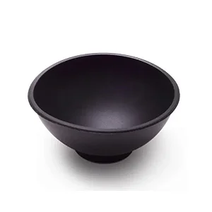 Cuia de Silicone Preta Lisa