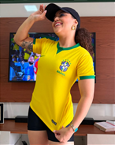 Camiseta Brasil - Feminina