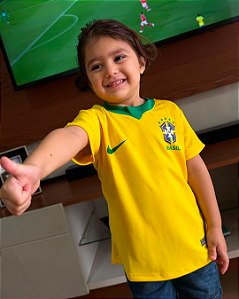 Camiseta Brasil Infantil - Masculina