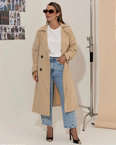 Trench Coat Adelle - Petit Rose