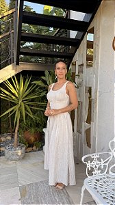 VESTIDO LONGUETE PREGAS-PERFECT WAY