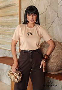 T-SHIRT FEMININA-PERFECT WAY