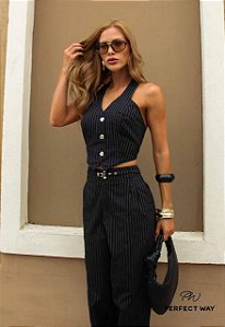 COLETE FEMININO ABERTO NAS COSTAS-PERFECT WAY