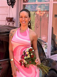 VESTIDO LONGO TIZZANO-PETIT ROSE