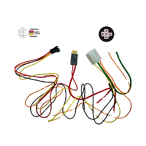 Chicote Padrão 4 Pinos com Soquete de Relé