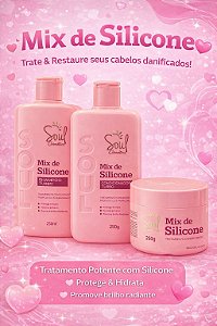 Kit Mix de Silicone Turbo para Cabelo