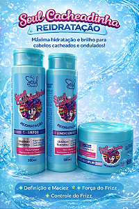 Kit Soul Cacheadinha Reidratação 900ml