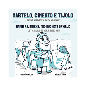 Martelo, Cimento e Tijolo - Join Kids - Livro Infantil Bilíngue