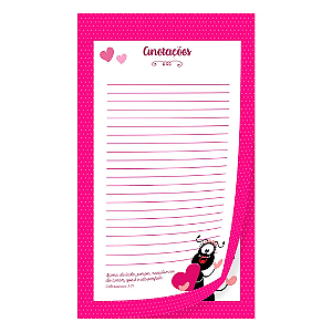 Bloco de Anotações Smilinguido - Revistam-se de amor