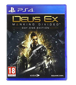 Deus Ex Mankind Divided Day One Edition - Ps4 (usado)