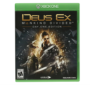Deus Ex Mankind Divided Day One Edition - Xbox One (usado)