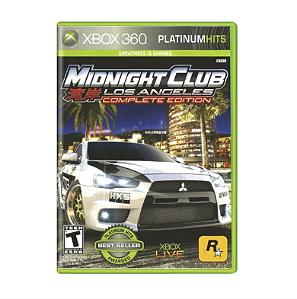Midnight Club: Los Angeles - Xbox 360 (usado)