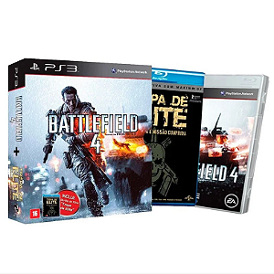 Battlefield 4 + Filme Tropa de Elite - PS3 (usado)